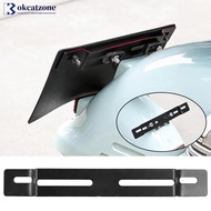 OKCATZONE Motorcycle Rear License Plate Bracket Electric Scooter Modification Plate Holder Long Stri