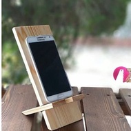 HP KAYU Wooden cell phone holder, wooden cell phone stand, wooden cell phone stand, gadget stand, po
