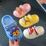 Children's Slippers Summer Boys and Girls Paw Patrol Baby Home Outdoor Non-Slip Bath Sandals Boys Hole Shoes