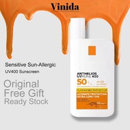 Lrp Anthelios UVMune 400 Sunscreen 50ML, UVMUNE 400 Invisible Fluid SPF50+ for Sensitive Sun-All