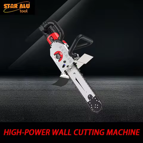 High-Power Wall Cutting Machine - 8800W, 28-Inch Guide Plate, Cuts Up to 65CM, Includes Free Accesso