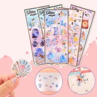 Cartoon 3d Fantasy Water Fill Oil Fill Sticker Decor For Journals Shake Stickers Creative Play N1n3