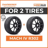 2pcs THUNDERER 185/55R16 MACH IV R302 Car Tires