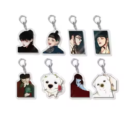 The Ghost’s Nocturne Keychain Jaesgin Nok Acrylic Key Chain Man BL Manwha Car Bag Pendant Kawaii Orn