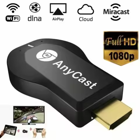 4K 1080P M2 Plus Wireless WiFi Display HDMI-Compatible TV Dongle Receiver Supporting DLNA Airplay Mi