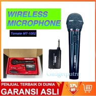 TOMATO MT-1002 Wireless Microphone - Wireless and Wired Mic - Wired & Wireless Microphone - Bluetoot