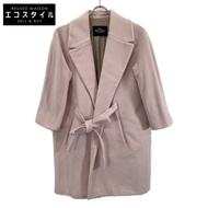 max& Co. 國內販售 K0140914 純羊毛繫帶大衣 F40/CH38