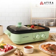 Electric Hotpot BBQ Grill 2in1 Non-Stick 1300W - DYG-05