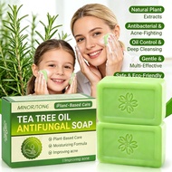 Tea Tree Oil Soap Antibacterial Cleansing Soap Moisturizing Essential Oil Fragrance Soap Face Wash H