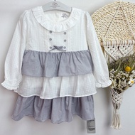 Young Betty s Children s Spring and Summer Long Sleeve Dress Thin Cute Princess Dress Doll Dress Cak