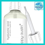 Serum dưỡng ẩm Poppy Austin nguyên chất Hyaluronic Acid with Vitamin C Green Tea Vitamin E Organic J