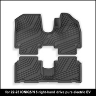 Suitable for 22-25 IONIQ5 IONIQ5 IONIQ5N Car Foot Pad TPE Trunk Pad Seat Back Pad Cross-Border