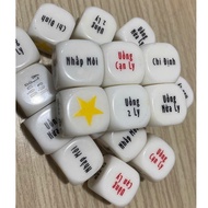 Beer dice, drinking dice, 6-sided beer dice, size 2cm