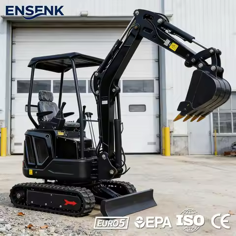 Diesel Mini Excavator 1.8Ton With Kubota Engine And Pelle For Construction Agricultural Digger Bager