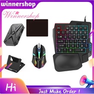 M1 Pro+ 5 in 1 Combo Bluetooth Connection Controller Mobile Games Converter Kit Gaming Keyboard Mous