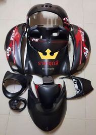 ชุดสี เฟรม ฟีโน่ เก่า Fino เก่า ฟีโน่ คาบู ปี 2007-2012 เกย์เดี่ยว 10 ชิ้น / เกย์แยก 9 ชิ้น สีดำด้า