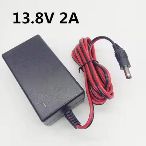 13.8V 2A Power Adapter Battery Charger 13.8 Volt 2000mA Lithium Li-on Supply Transformer DC 5.5MM*2.