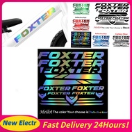 FOXTER Bike Carbon Fiber Vinyl Sticker Decal Mountain Bike Protect Stickers