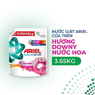 Túi Nước Giặt ARIEL Chuyên Gia Cửa Trên Ngăn Lem Màu - Hương Downy Nước Hoa 3.65KG