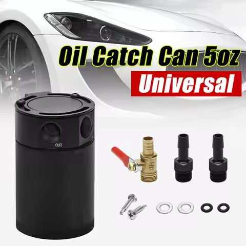 WLR - NEW 3/8" NPT Inlet Outlet 2-Port / 3 Port Compact Baffled Oil Catch Can Tank 150ML WLR -TK91