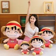 One Piece Luffy Plush Doll, Cartoon Decoration Figurine