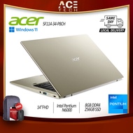 Acer Swift 1 SF114-34-P8CH 14-Inch FHD IPS Thin and Light Laptop | Intel Pentium N6000 | 8GB LPDDR4X RAM