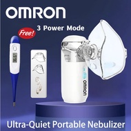 Omron Portable Nebulizer Silent Medical Grade Inhaler with Adjustable Mist Volume