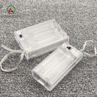 ERZAP Battery Box Transparent 3V 4.5V Power Bank Cases for AA Battery Storage Box 2X 3X Batteries Co