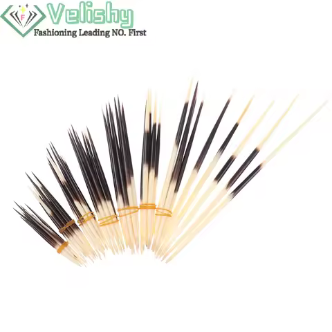 Porcupine Quills Hair Stick Indian Crafts Accessories Fishing Buoy DIY Natural Bone Jewelry Hairpin 