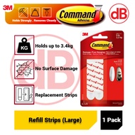 3M 17023P Command Large Refill Strips (2.2kg)