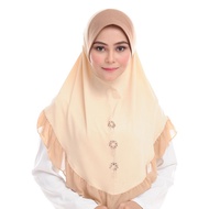 Habibi Noura Tudung Ameena (Cream Custard)