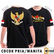 S-5XL ready stock shirts-Indonesia map Garuda 17 August 1945-/c0c0k pri4 & Women4 terb4ru