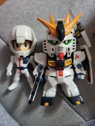 高達模型 成品模型 BB戰士 nu gundam 阿寶 高達人物 所見所得 絕版 罕見 rx-93