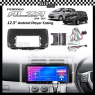 Perodua Alza 2010 - 2021 12.3" BBA Casing Android Installation Dash Kit Player With Socket Accessori