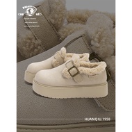 Universal Thick-Soled Snow Boots Women's Fleece Thickened Fur One-Piece 2026 Winter New Style Fur Co