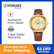 CITIZEN Solar BU4042-09A Eco Drive Disney Collection Toy story Woody Limited model Pink Gold Brown Leather  Wrist Watch For Men from YOSUKI JAPAN / BU4042-09A (  BU4042 09A BU404209A BU40 BU4042- BU4042-0 BU4042 0 BU40420 )