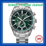 【Japan】[Citizen] Watch Atessa Eco-Drive Radio-Controlled Watch Waterproof Black AT8189-61E Men's Silver