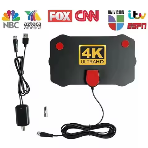 5000 Miles HD 8K 4K 1080P Indoor Digital TV Antenna 25DB HDTV Antena DVB-T DVB-T2 Cable TV Antena UH