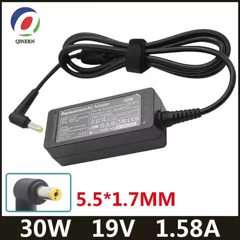 19V 1.58A 30W 5.5*1.7mm AC Laptop Charger Adapter For ACER Aspire One D255 D255E D260 ZG5 ZA3 KAV60 