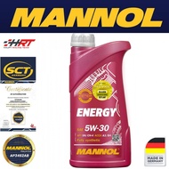 MANNOL Energy 5W-30 MN7511 (Made in GERMANY) - 1L Fully Synthetic Engine Oil (HC)