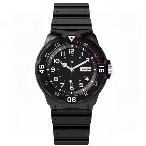 Student Watch 3ATM Waterproof Luminous Quartz Dial Rotatable Fashion Sports Watch Unisex
