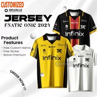 FNATIC ONIC NEW MSC MPL S14 JERSEY / FREE NICKNAME & ONIC STICKER Jersey Custom Name Jersey