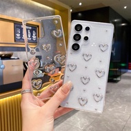 Casing 3D Love Ribbon Tpu Phone Case Samsung S23 S23PLUS S23ULTRA S24 S24PLUS S24ULTRA SAMSUNG S25 S