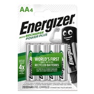 Energizer Power Plus AA, 2000 mAh Rechargeable Batteries- 4 Unit/pack