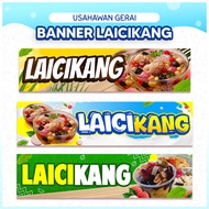 LAICI KANG AIR Banner - Sales Stall Business Ramadan Fasting Bazaar/ Night Market/ Morning/ Evening/