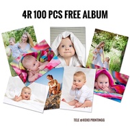 4r 100 pcs free album
