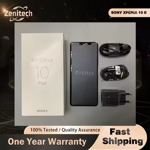 97% new Sony Original Xperia 10 II XQ-AU51 XQ-AU52 4G Cell Phone 6.0'' Screen 4GB RAM 64GB/128GB ROM
