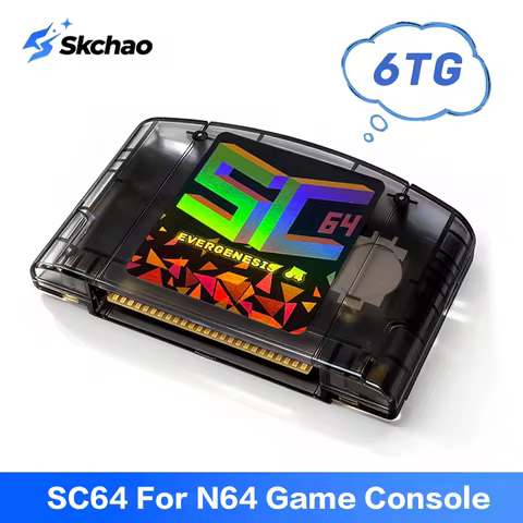 SC64 FlashCard Open Source 10000 in 1 N64 Game Cartridge For Nintendo 64 Video Game Console Compatib