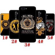 OPPO R7 R7S Plus R15 R17 Pro R19 A83 230806 Black soft Phone case triskelion tau gamma