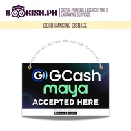 Door Hanging Signage | Gcash Accepted Here